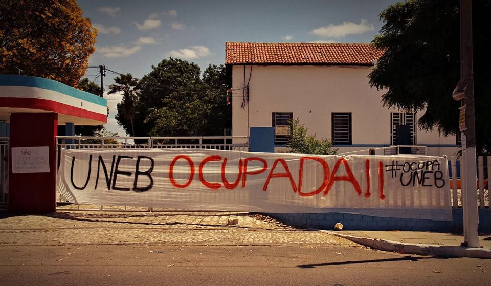 Todo apoio e solidariedade às ocupações estudantis na Uneb